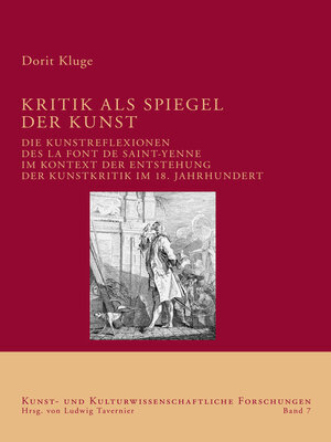 cover image of Kritik als Spiegel der Kunst